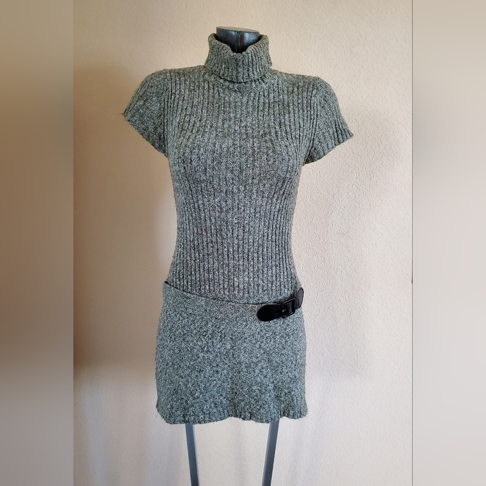Sweater dress with belt Sz Sm